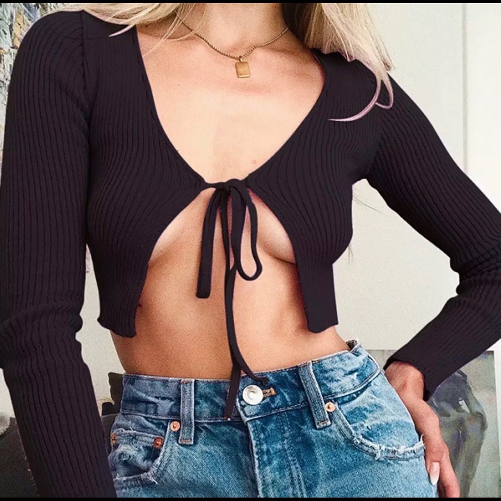 Open Tie Cardigan